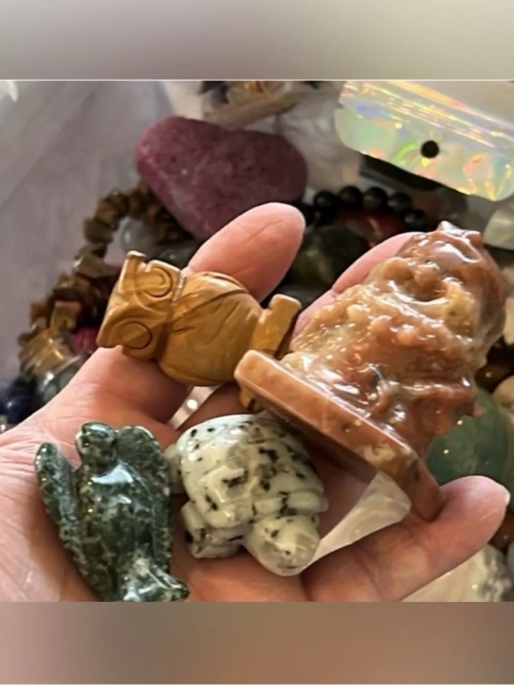 Huge Mystery Crystal Gemstone At Least a 1/2 pound Scoop NWOT